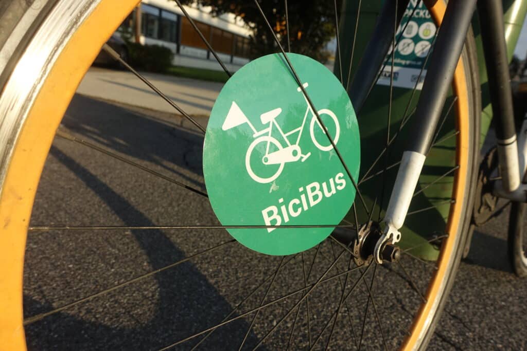 Der Bici Bus fährt in die Vs Jägergrund!