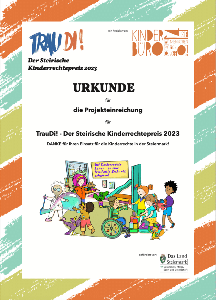 Der Steirische Kinderrechtepreis 2023